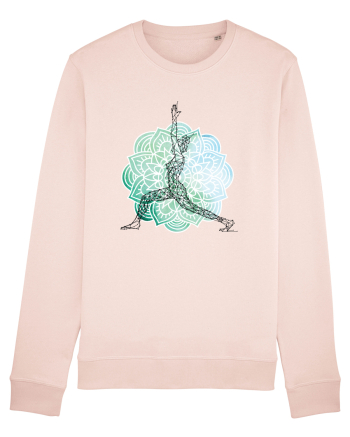 Yoga Mandala Abstract Candy Pink