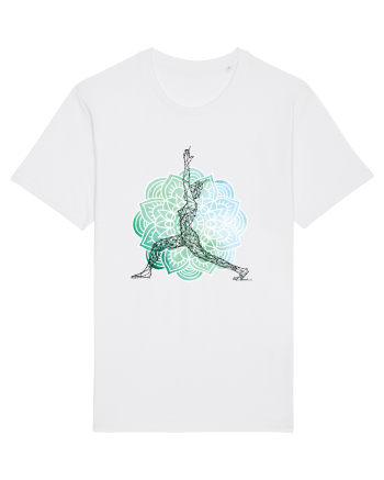Yoga Mandala Abstract White