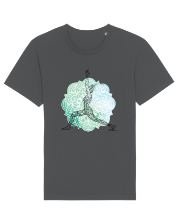 Yoga Mandala Abstract Anthracite
