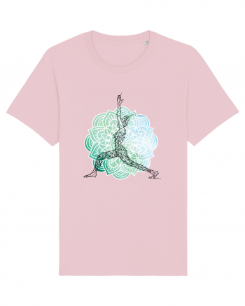 Yoga Mandala Abstract Cotton Pink