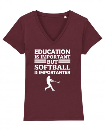 SOFTBALL Burgundy