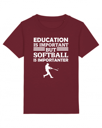 SOFTBALL Burgundy