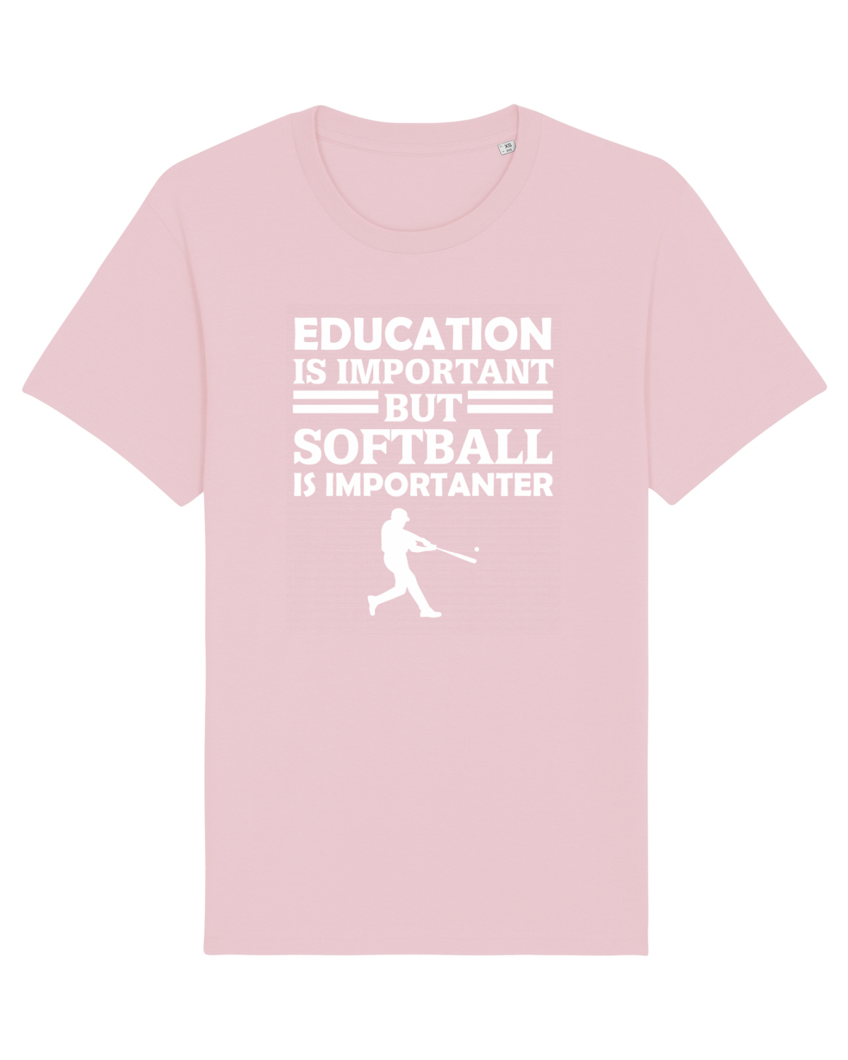 Tricou mânecă scurtă Unisex Rocker Cotton Pink