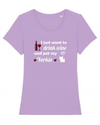 WINE AND YORKIE Lavender Dawn