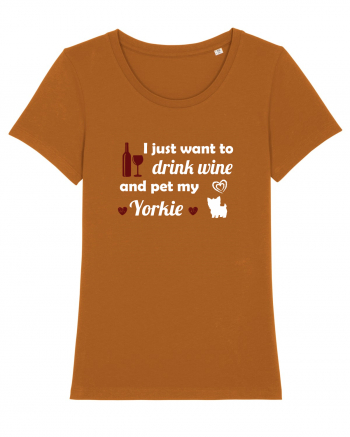 WINE AND YORKIE Roasted Orange