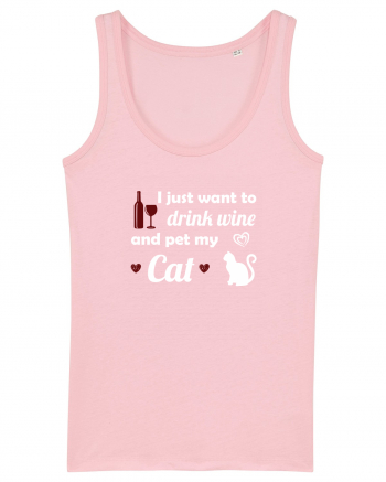 WINE AND CAT Cotton Pink