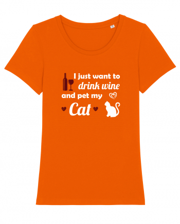 WINE AND CAT Bright Orange