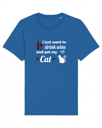 WINE AND CAT Royal Blue