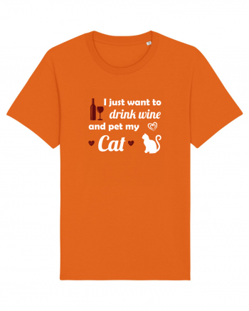 WINE AND CAT Bright Orange