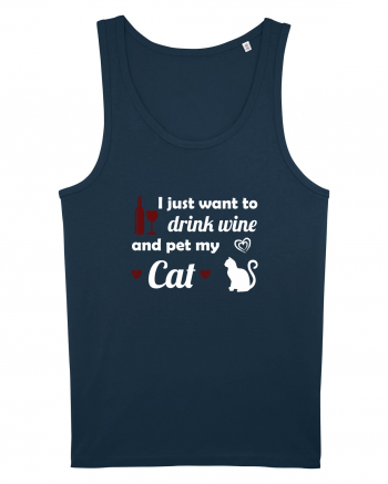 WINE AND CAT Navy