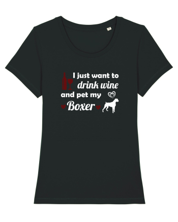 WINE AND BOXER Black