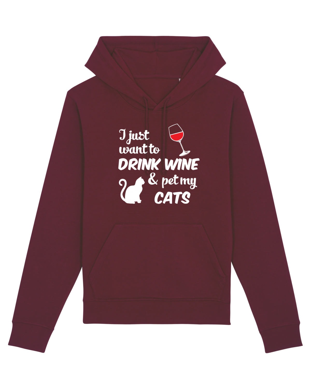 Hanorac Unisex Drummer Burgundy