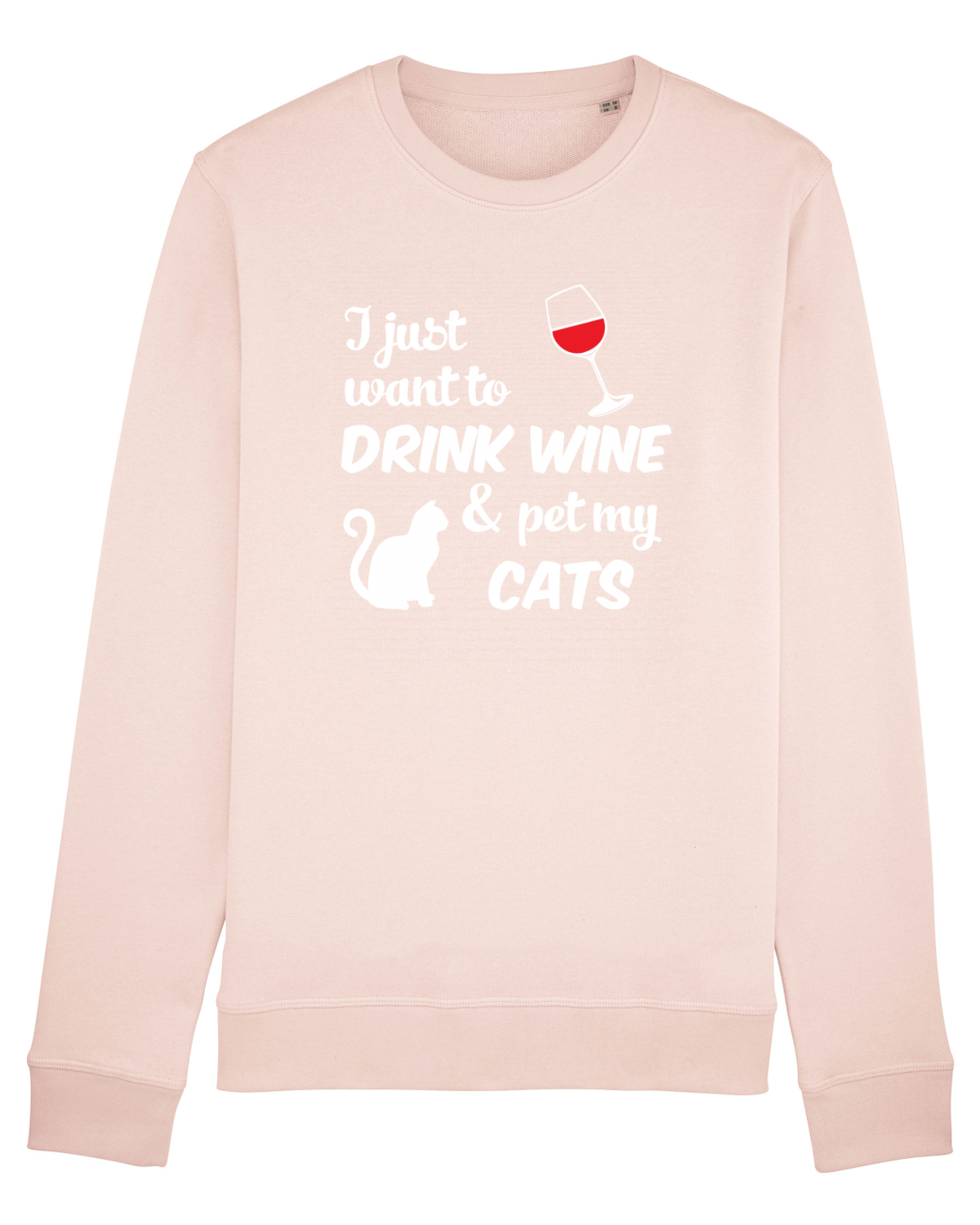Bluză mânecă lungă Unisex Rise Candy Pink