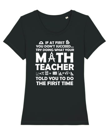 MATH TEACHER Black