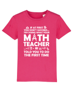 MATH TEACHER Tricou mânecă scurtă  Copii Mini Creator