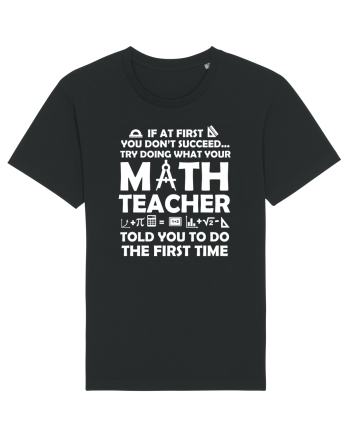 MATH TEACHER Black