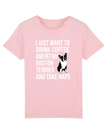 PET MY BOSTON TERRIER Cotton Pink