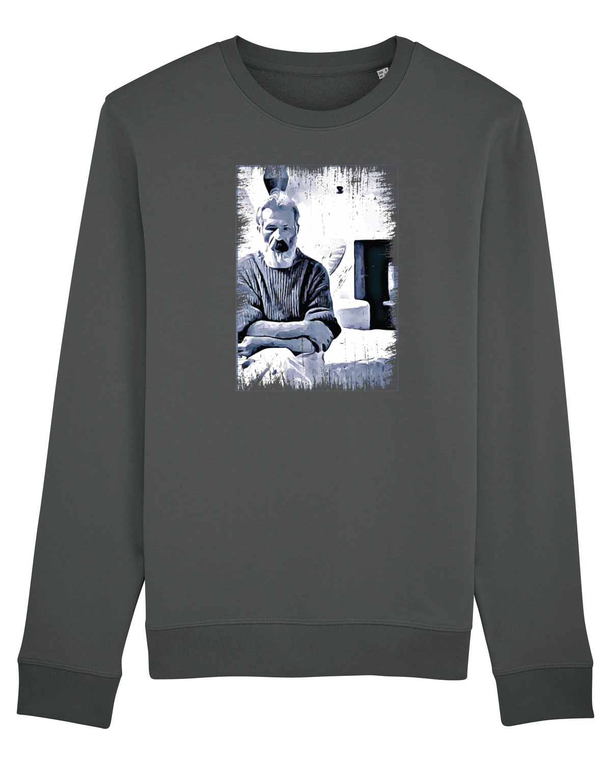 Bluză mânecă lungă Unisex Rise Anthracite