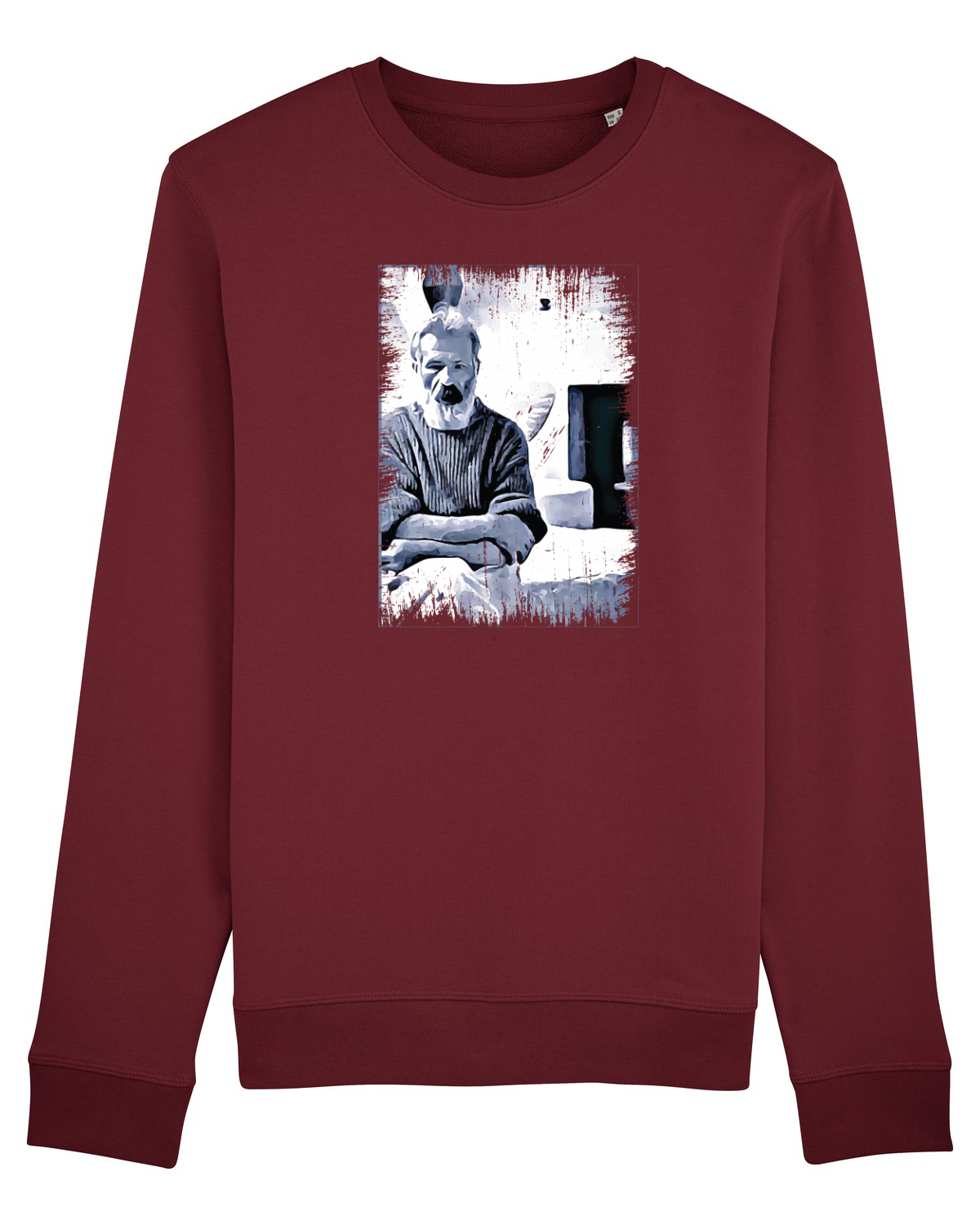 Bluză mânecă lungă Unisex Rise Burgundy