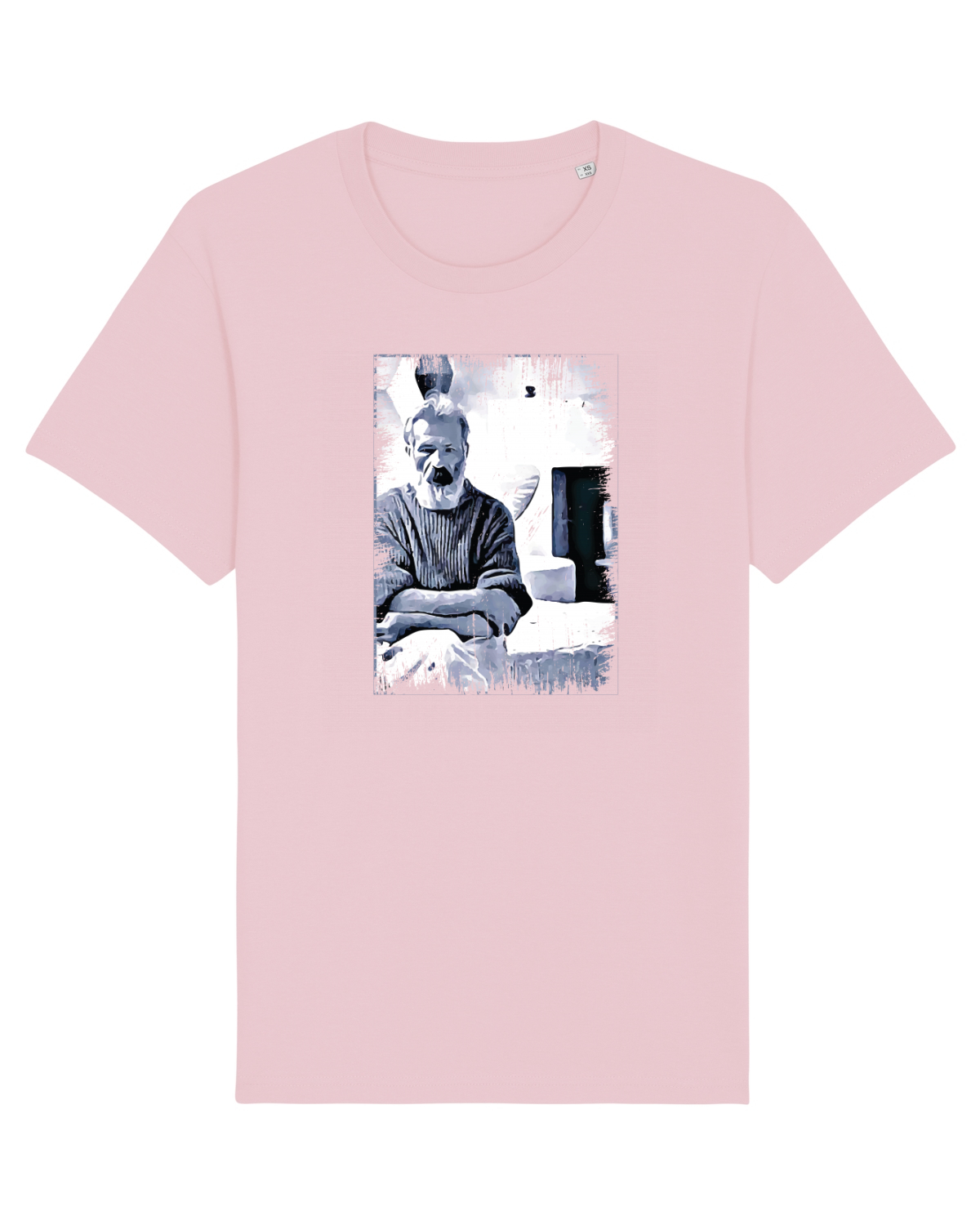 Tricou mânecă scurtă Unisex Rocker Cotton Pink