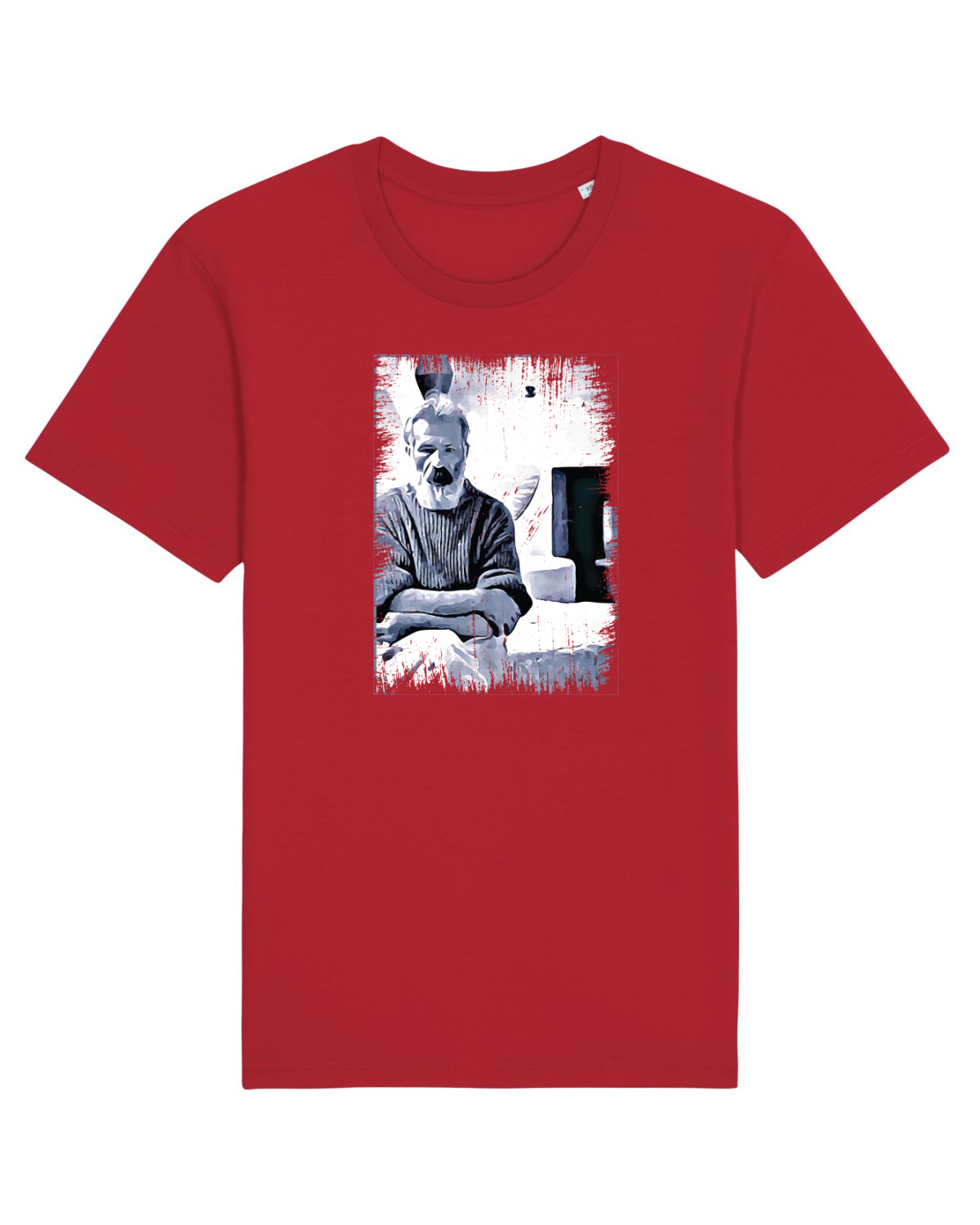 Tricou mânecă scurtă Unisex Rocker Red