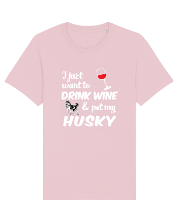 WINE AND HUSKY Cotton Pink
