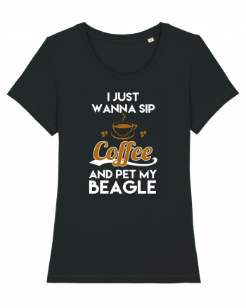 COFFEE AND BEAGLE Black