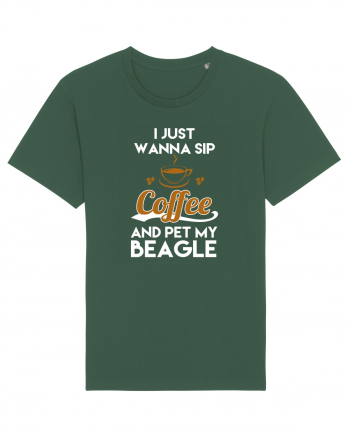 COFFEE AND BEAGLE Bottle Green