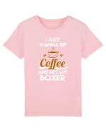 COFFEE AND BOXER Tricou mânecă scurtă  Copii Mini Creator