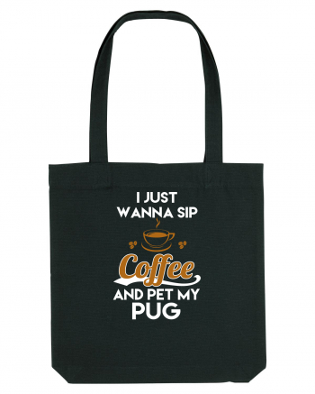 COFFEE AND PUG Black