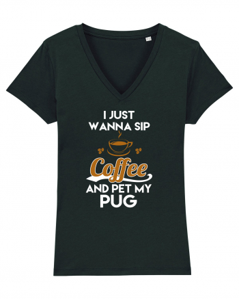 COFFEE AND PUG Black