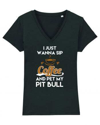 COFFEE AND PIT BULL Black