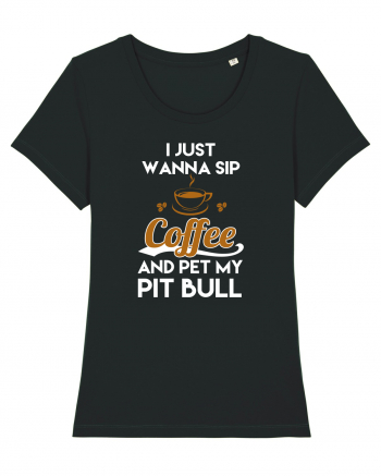 COFFEE AND PIT BULL Black