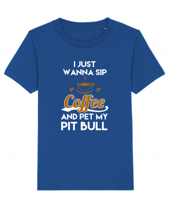 COFFEE AND PIT BULL Majorelle Blue