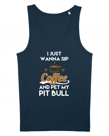 COFFEE AND PIT BULL Navy