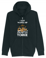 COFFEE AND YORKIE Hanorac cu fermoar Unisex Connector