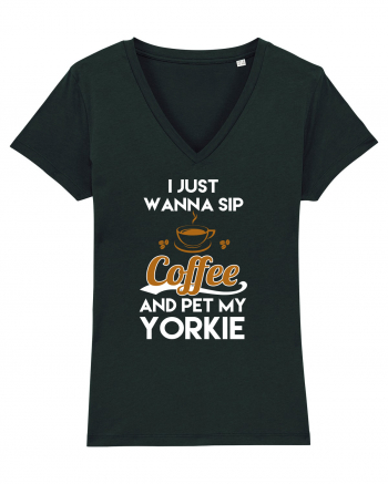 COFFEE AND YORKIE Black