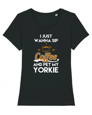 COFFEE AND YORKIE Black