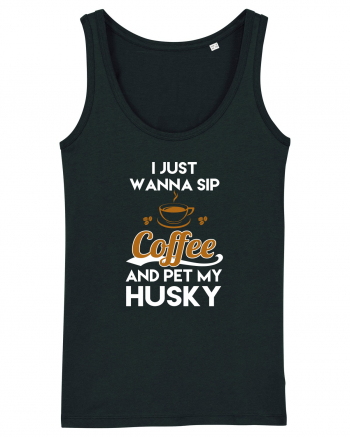 COFFEE AND HUSKY Black