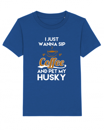 COFFEE AND HUSKY Majorelle Blue