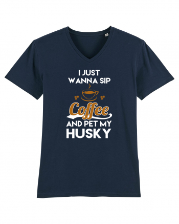 COFFEE AND HUSKY French Navy