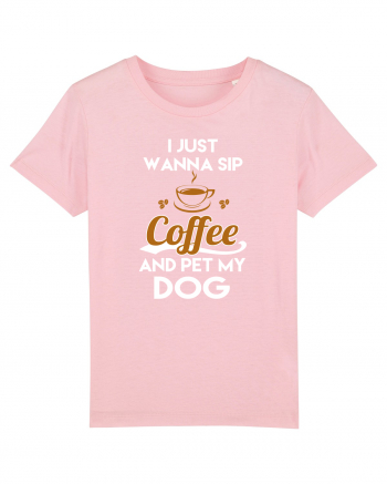 COFFEE AND DOG Cotton Pink