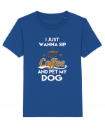 COFFEE AND DOG Tricou mânecă scurtă  Copii Mini Creator