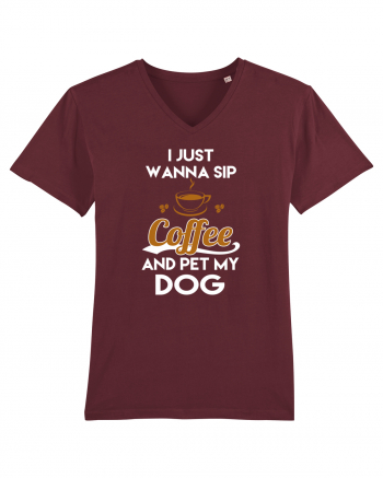 COFFEE AND DOG Burgundy