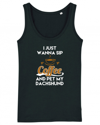 COFFEE AND DACHSHUND Black