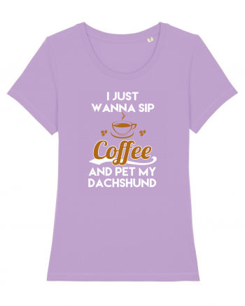 COFFEE AND DACHSHUND Lavender Dawn