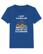 COFFEE AND DACHSHUND Tricou mânecă scurtă  Copii Mini Creator