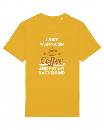 COFFEE AND DACHSHUND Spectra Yellow