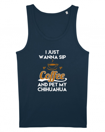 COFFEE AND CHIHUAHUA Navy