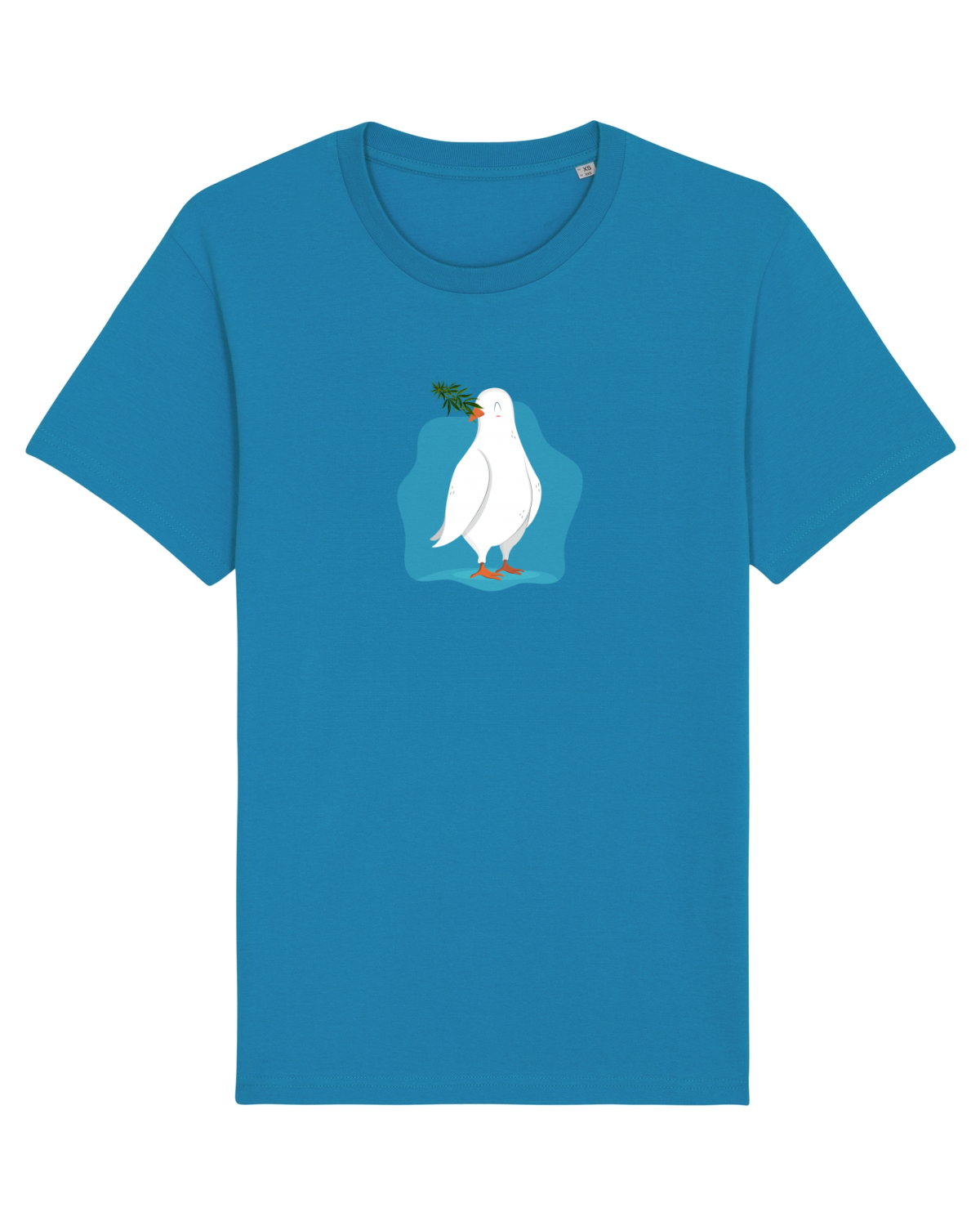 Tricou mânecă scurtă Unisex Rocker Azur